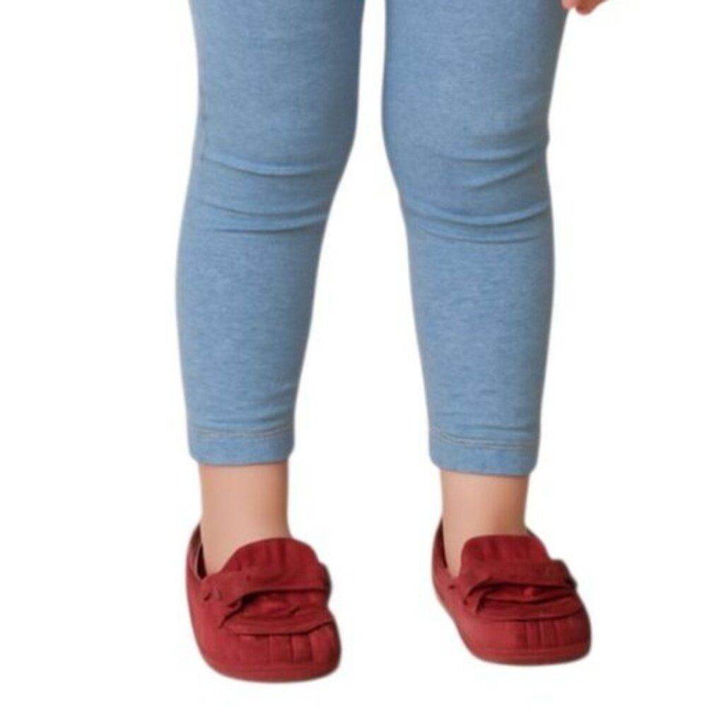 Cole Haan Loafers SLIPPERS RED Suede House Shoes Kids Size10 YOUTH